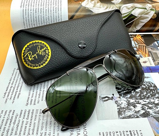 Солнцезащитные очки Ray-Ban Outdorsman - Green / Silver   