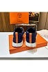 Мужские замшевые кроссовки Hermes Bouncing - Blue
