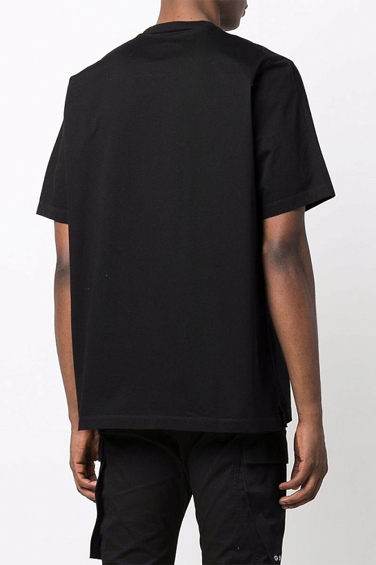 Чёрная мужская футболка Dsquared2 logo-print