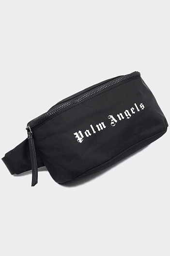 Чёрная сумка на пояс Palm Angels   