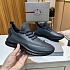 Мужские кожаные кроссовки Prada lace-up - Navy