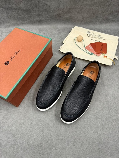 Мужские кожаные лоферы Loro Piana   