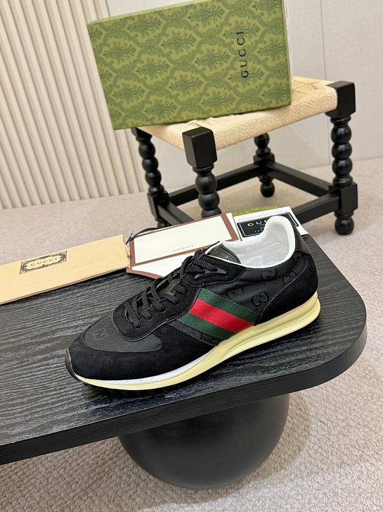 Мужские кроссовки Gucci Re-Motion - Black