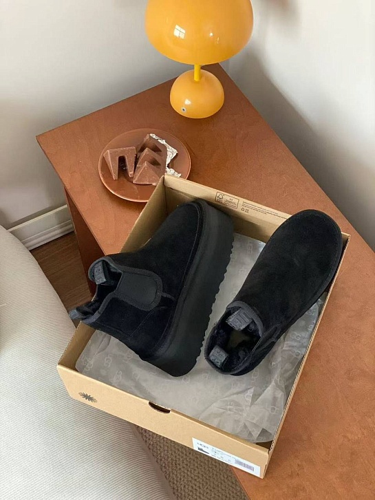 Женские ботинки UGG Neumel Platform - Black