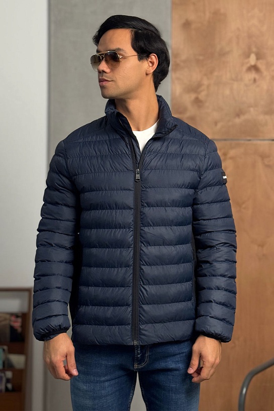 Мужская куртка Calvin Klein side-logo - Navy