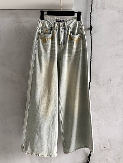 Женские джинсы Chrome Hearts premium   
