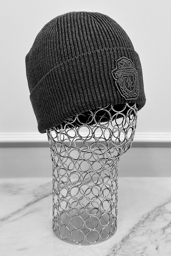 Шапка Billionaire logo-embroidered - Grey