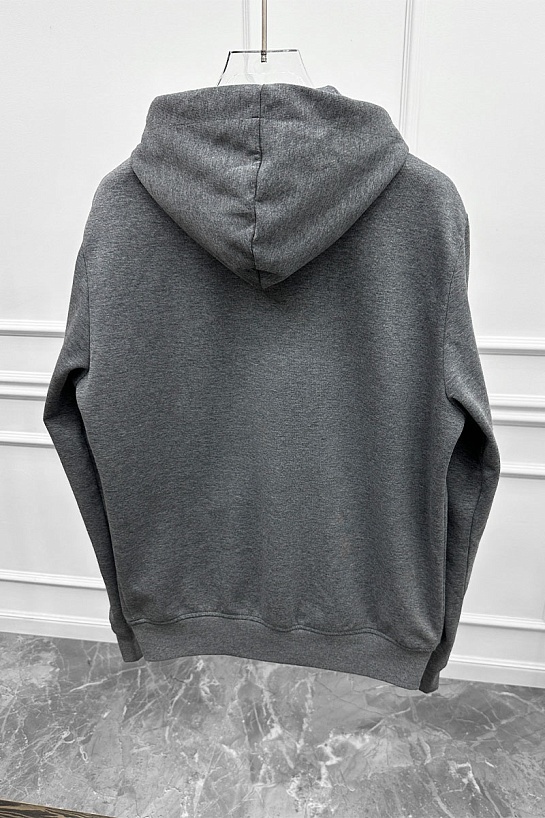 Кофта на молнии серого цвета Tommy Hilfiger