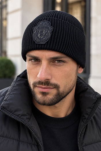 Шапка Billionaire logo-embroidered - Navy   