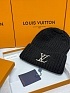 Шапка Louis Vuitton logo-embroidered - Black