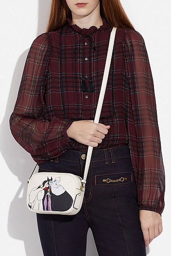 Женская кожаная сумка Coach Mini Jamie 22x16 см (2 расцветки)   
