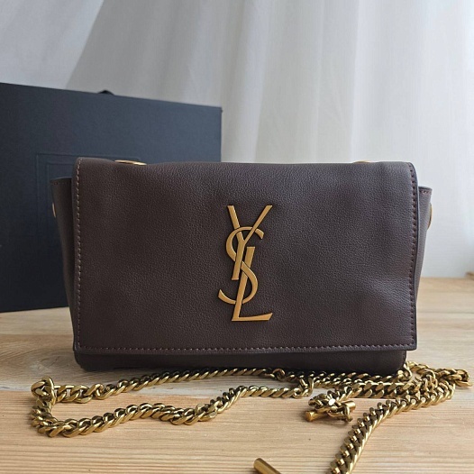 Кожаная сумка Yves Saint Laurent Kate 25x14 см   