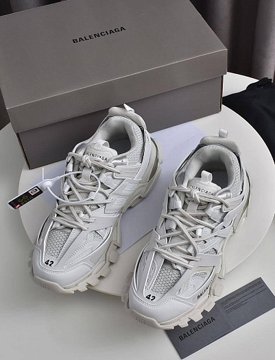 Мужские кроссовки Balenciaga Track Premium - White   