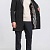 Тёмно-серое пальто Burberry London England logo-embroidered