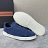 Мужские кроссовки Ermenegildo Zegna Triple Stitch Suede - Blue