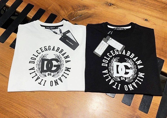 Футболка чёрного цвета Dolce&Gabbana logo-print