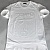 Белая мужская футболка Prada embossed logo