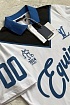 Мужское поло Louis Vuitton Launch The Equipe - White / Blue