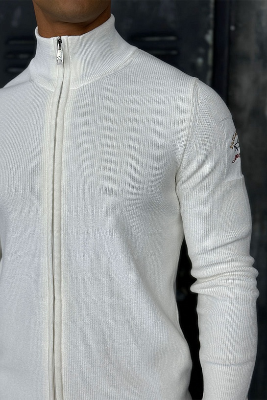 Мужская кофта Paul & Shark zip-up - White