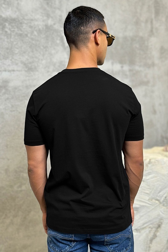 Мужская чёрная футболка Роlо Ralрh Lаurеn Match Club