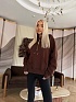 Женский свитшот Schiaparelli Premium zip neck - Brown