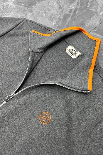 Спортивный костюм Hermes серого цвета   