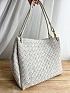 Замшевая сумка Bottega Veneta 35x24 см - White