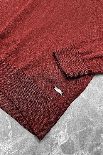 Мужская бордовая водолазка Maglione   