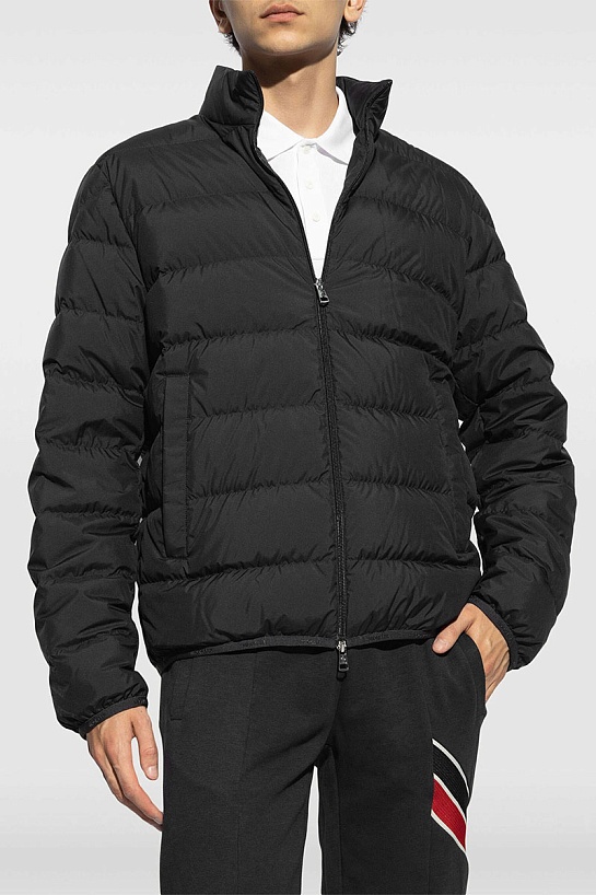 Мужской чёрный пуховик Moncler Baudinet
