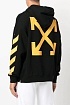 Чёрное худи Off-White Caravaggio Diag graphic-print