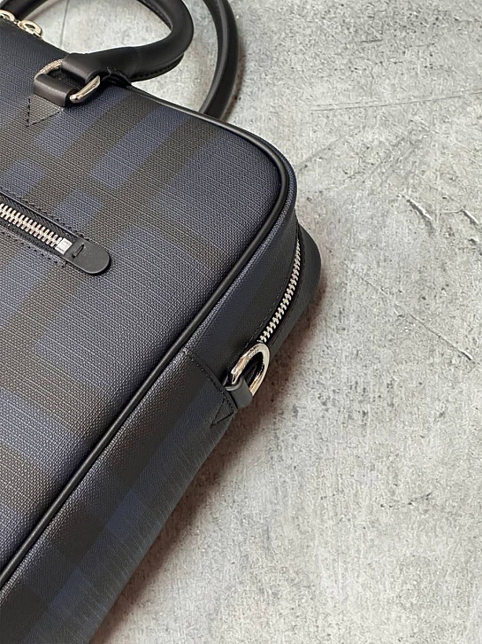 Мужской портфель Burberry Ainsworth Premium 37x26x9 см - Navy