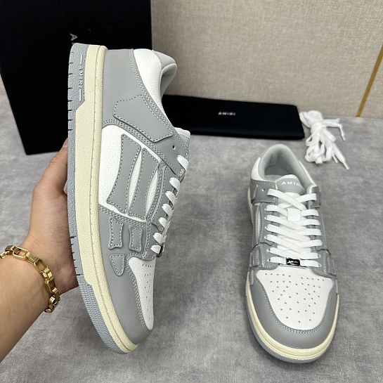 Кожаные кроссовки Amiri Skel low-top