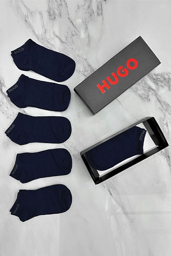 Комплект носков Hugo Boss синего цвета   