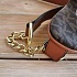 Кожаная поясная сумка Michael Kors Mott 33x16 см - Brown