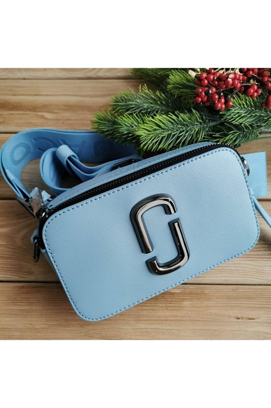 Кожаная сумка Marc Jacobs 25x16 см - Blue