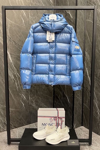 Мужской пуховик Moncler Maya 70 - Blue   