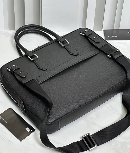 Кожаный портфель Montblanc Sartorial Premium 40x30x5 см