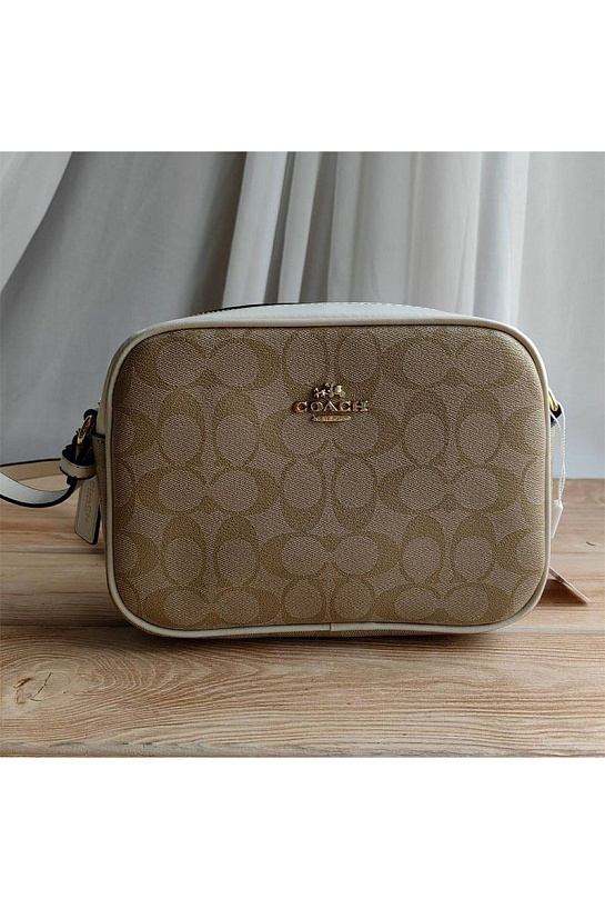 Кожаная сумка Coach Mini Jamie 22x16 см