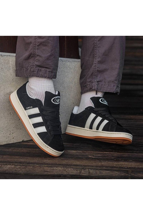 Кроссовки Adidas Campus - Black / White