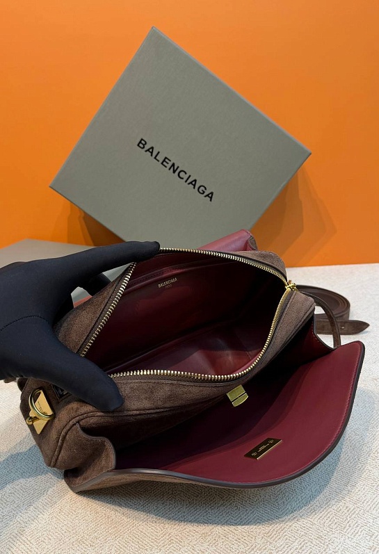 Замшевая сумка Balenciaga Le premium 33x13.5x10 см