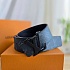 Кожаный ремень Louis Vuitton Monogram Eclipse (ширина 4 см)
