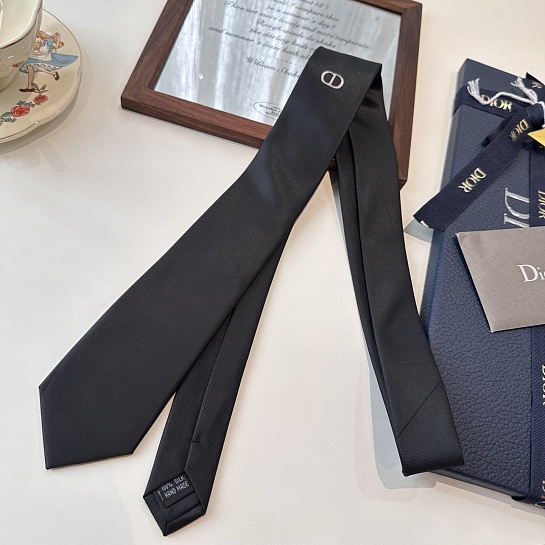 Галстук Dior logo-embroidered premium - Black