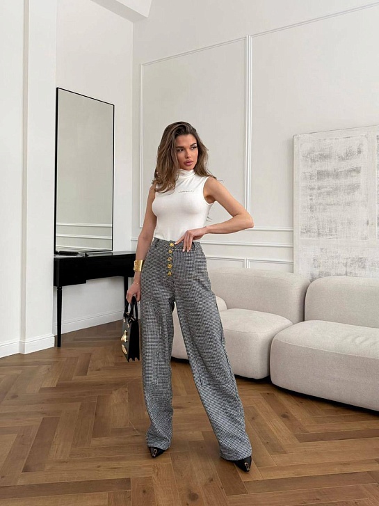 Женский классический костюм Schiaparelli premium - Grey