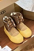 Женские замшевые ботинки UGG Classic Maxi Toggle Mini - Chestnut