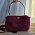 Замшевая сумка Balenciaga Rodeo 28x20 см - Cherry