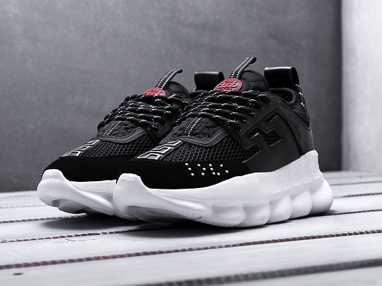 Кроссовки Versace Chain Reaction 2 Chainz - Black / White