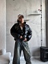 Женская чёрная куртка Chrome Hearts premium