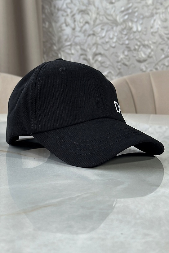 Чёрная бейсболка Dolce & Gabbana embroidered-logo