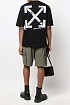 Чёрная оверсайз футболка Off-White Arrows-print