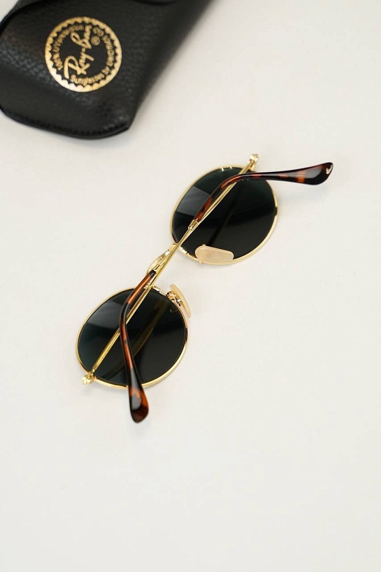 Солнцезащитные очки Ray-Ban Oval Metal - Black